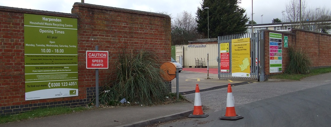 Harpenden household waste recycling centre