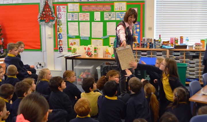 Recycling school visit