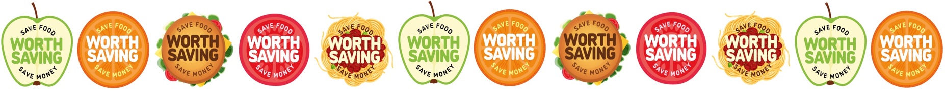 Food waste logos