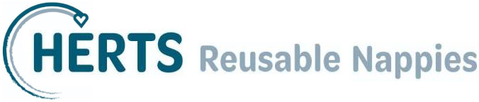 'Herts Reusable Nappies' logo