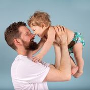 TOTS - dad holding baby