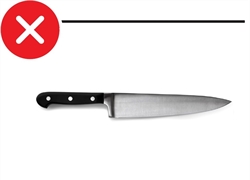 A knife