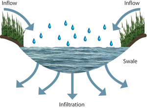 Water - solutions - swale