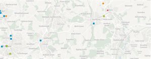 Sustainability map screenshot