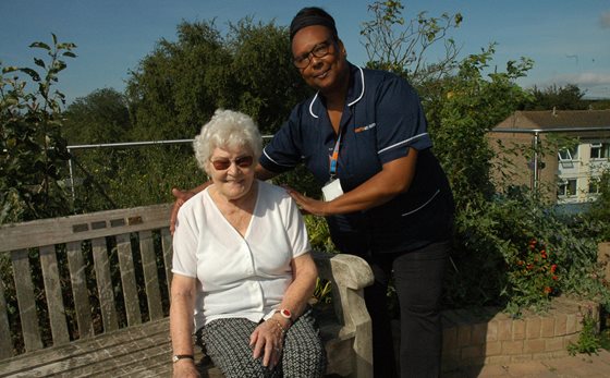 Herts at Home Care worker