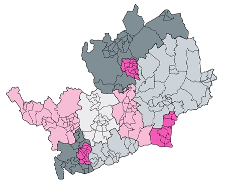 A map of Hertfordshire